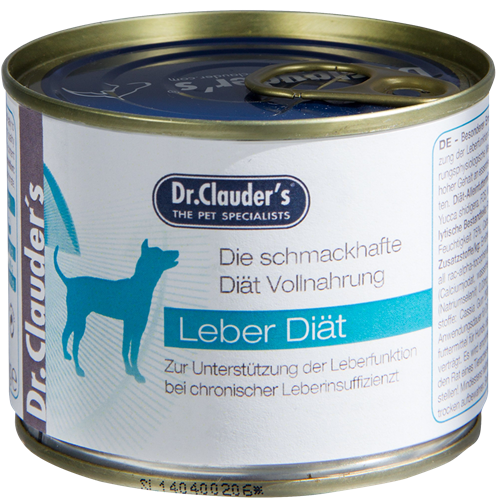 6x Dr. Clauder's Diät LPD Leberdiät - 200 g 