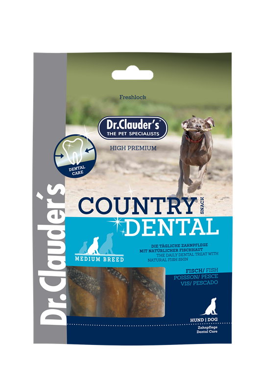Dr. Clauder's Country Dental Snack Fisch Medium - 100 g 