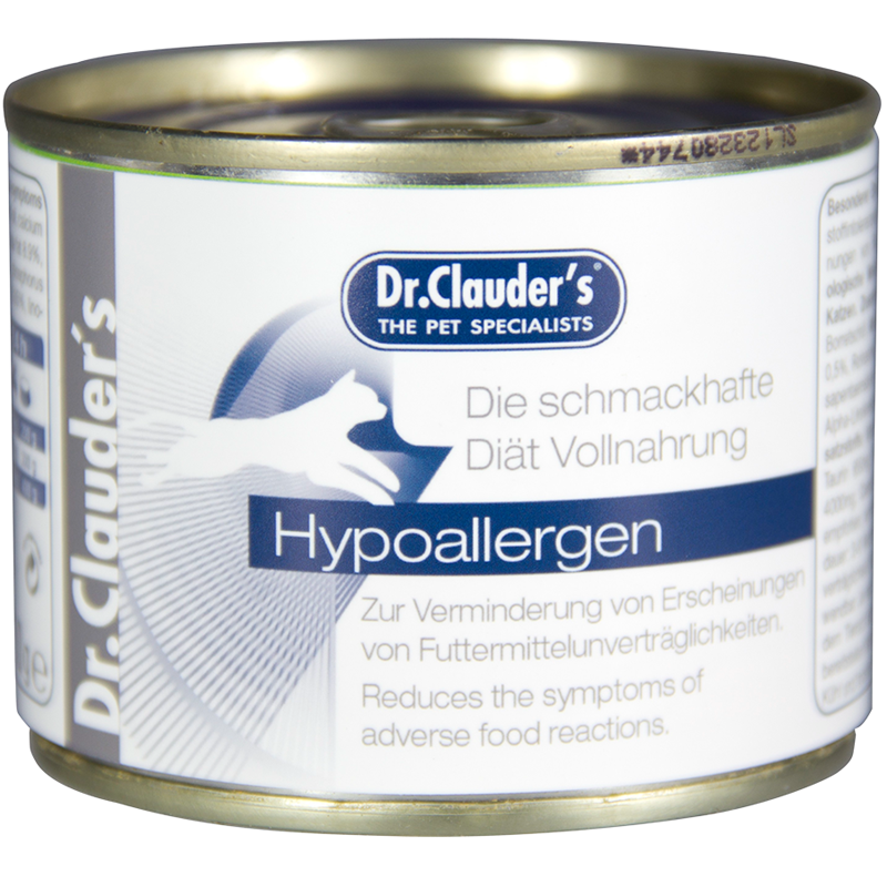 6x Dr. Clauder's Diät 200 g - Hypoallergen 