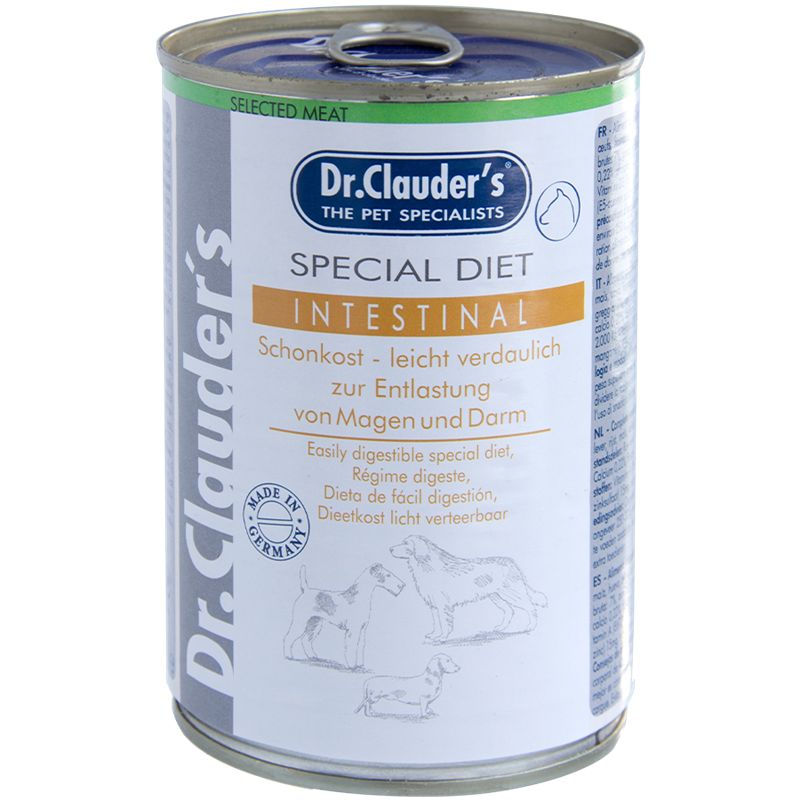 6x Dr. Clauder's Special Diet - 400 g - Intestinal 