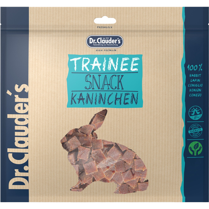 5x Dr. Clauder's Trainee - 500 g - Kaninchenfleisch 