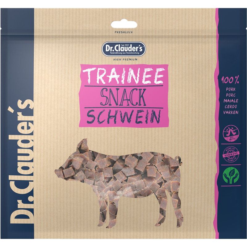 5x Dr. Clauder's Trainee - 500 g - Schweinefleisch 