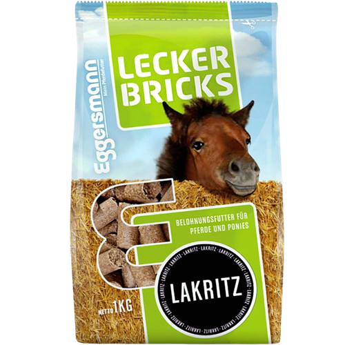 Eggersmann Lecker Bricks - 1 kg - Lakritz 