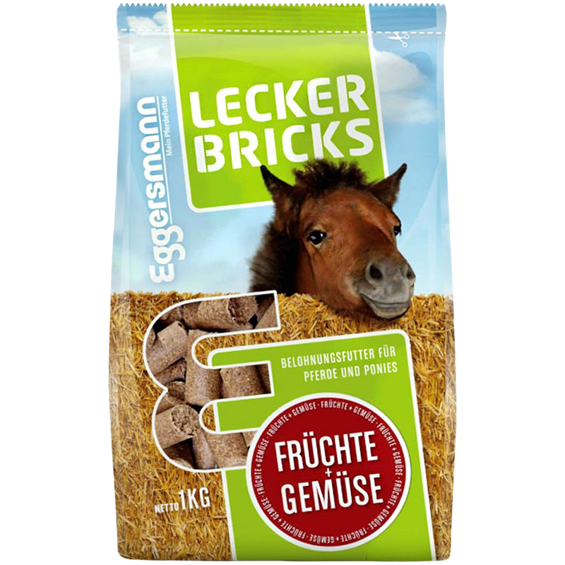 Eggersmann Lecker Bricks Früchte+Gemüse - 1 kg 