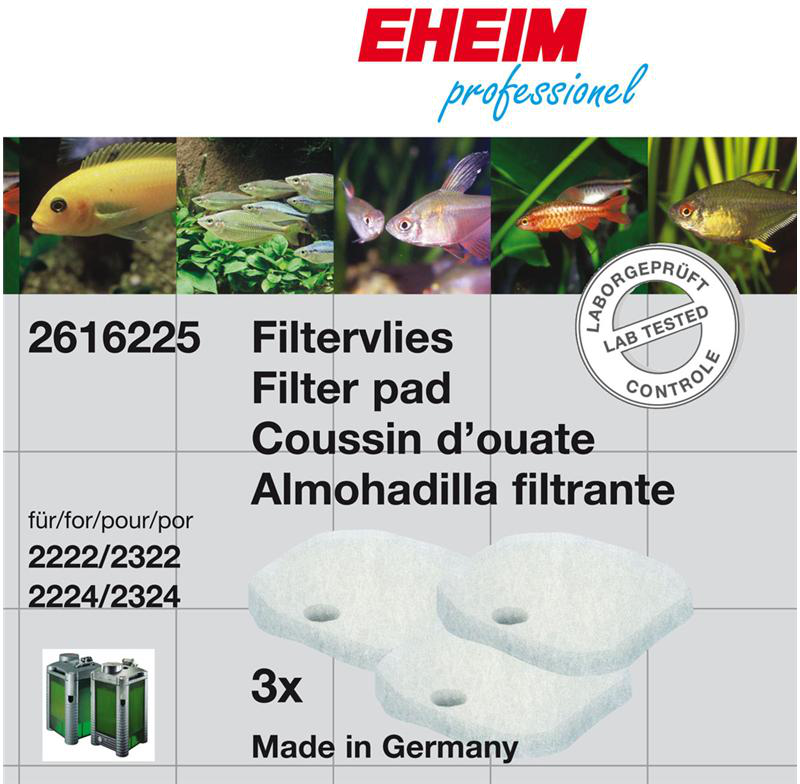 EHEIM Filtervlies für Experience / Professionel 250 & 250T - 3 Stück 