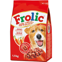 Frolic 100% Complete - mit Rind, Karotten & Getreide