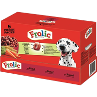 Frolic 100% Complete - mit Rind, Karotten & Getreide