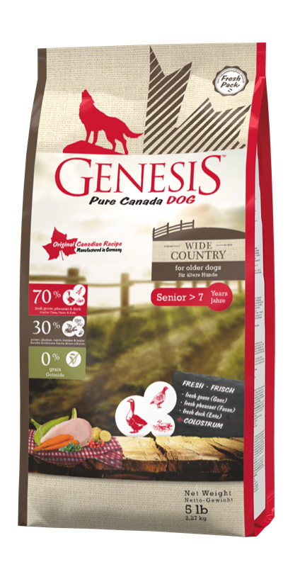 Genesis Pure Canada Dog - Wide Country Senior - 2,3 kg 