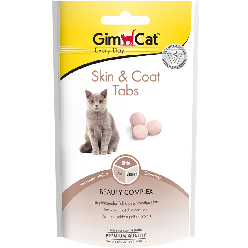 GimCat Tabs - 40 g - Skin & Coat 