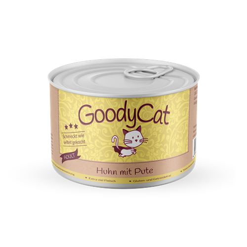 Goody Cat Adult - 180 g - Huhn mit Pute, Tomate & Brokkoli 