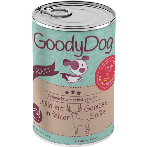 Goody Dog Dose Adult - 380 g - Wild & Gemüse in Sauce 