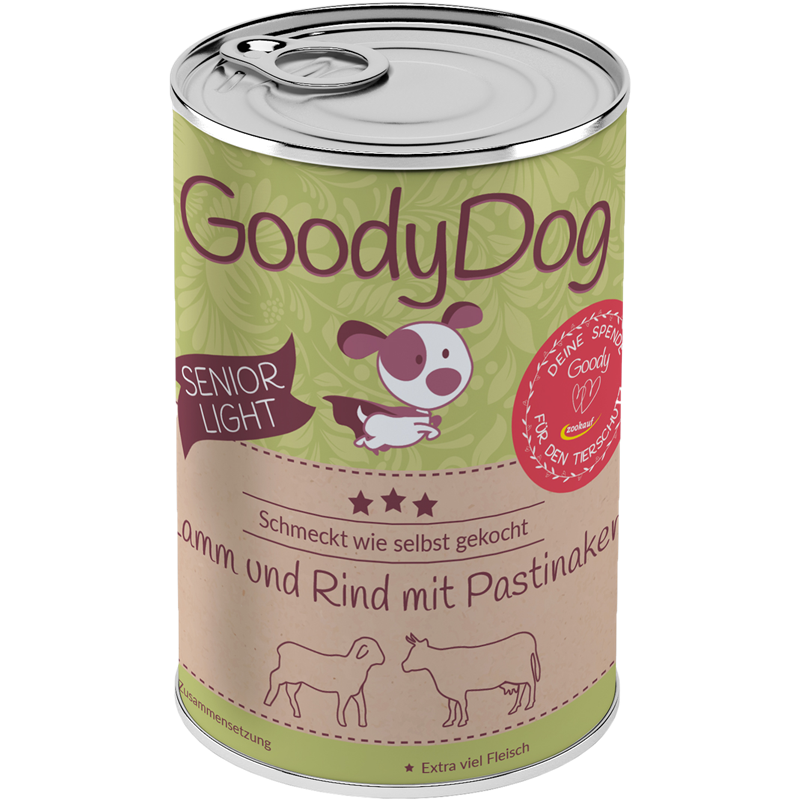 Goody Dog Senior/Light 400 g - Lamm mit Rind & Pastinaken 