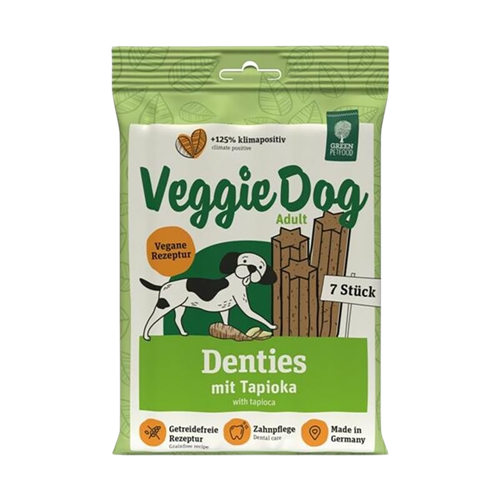 13x Green Petfood VeggiDog Denties - 180g 