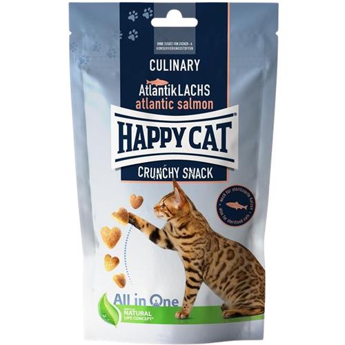 Happy Cat Culinary Crunchy 70 g - Atlantik-Lachs 