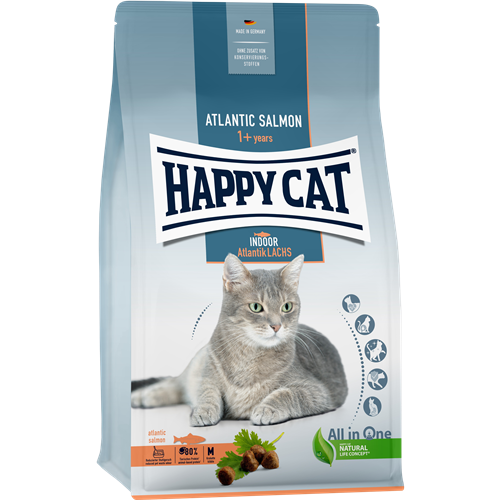 Happy Cat Indoor Atlantik Lachs - 1,3 kg 