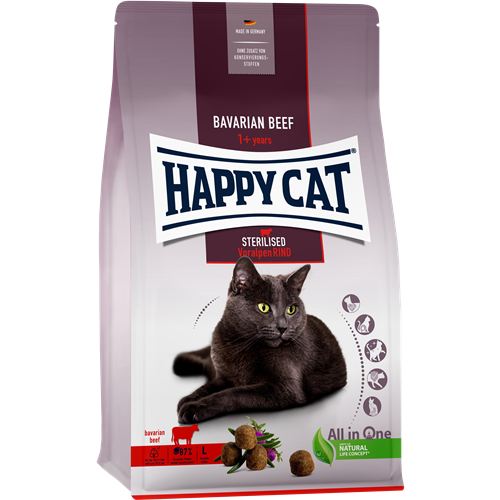 Happy Cat Sterilised Voralpen Rind - 10 kg 