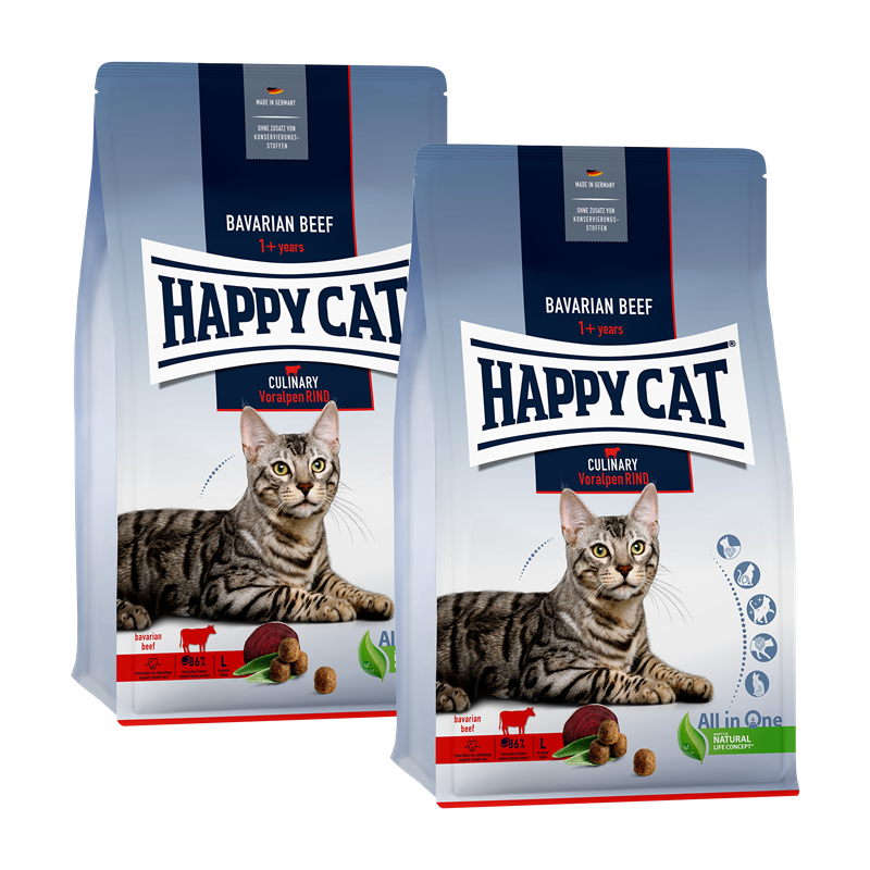 Happy Cat Culinary Voralpen Rind - 2 x 4 kg 
