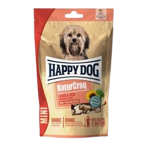 Happy Dog NaturCroq Mini Snack - 100 g - Lachs & Reis 