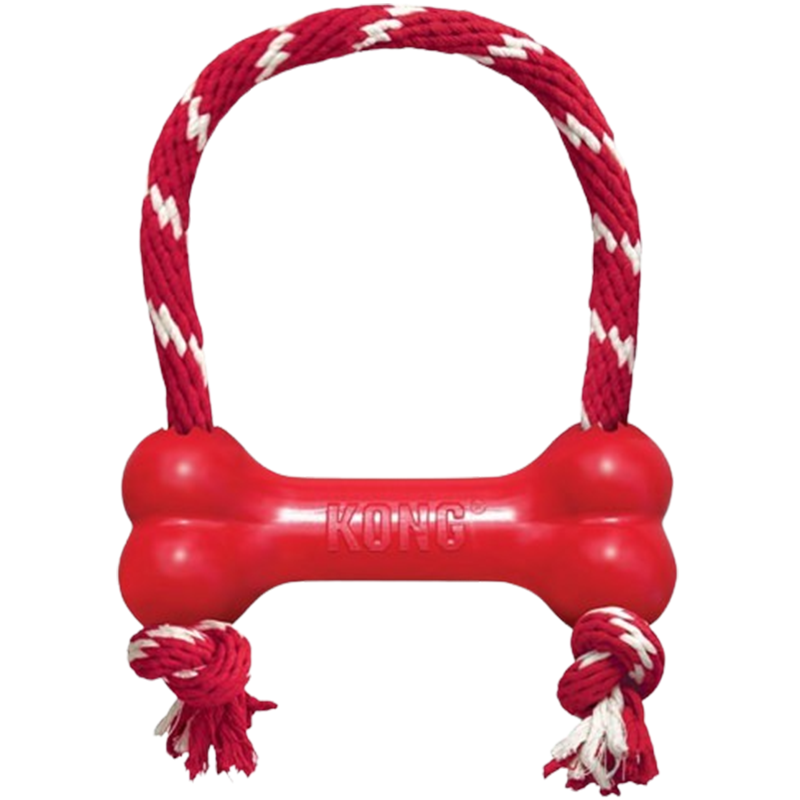 KONG Goodie Bone with Rope - XSmall 