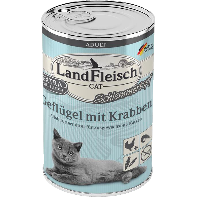 LandFleisch Schlemmertopf - 400 g - Geflügel & Krabben 