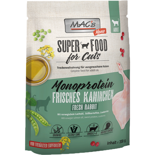MAC's Cat Superfood - Mono Kaninchen - 300 g 