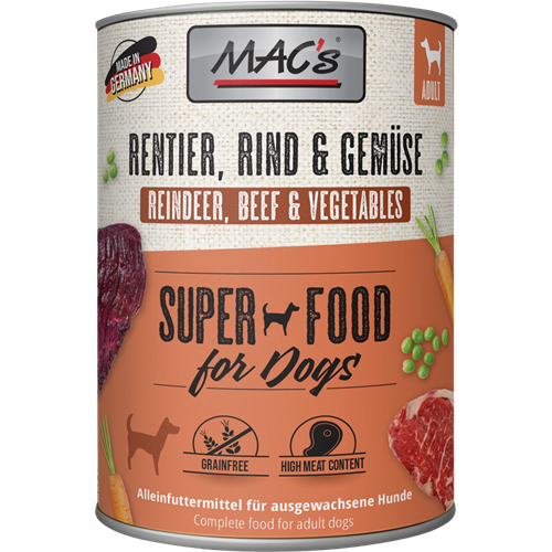 MAC's Dog - 800 g - Rentier & Gemüse 