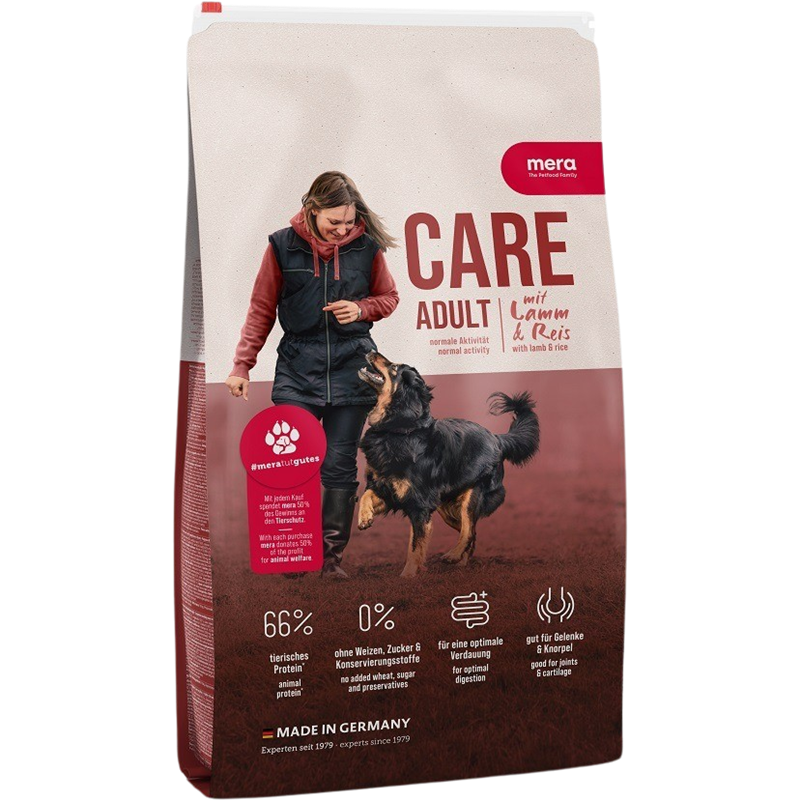 MERA Dog Care Adult Lamm & Reis - 10 kg 