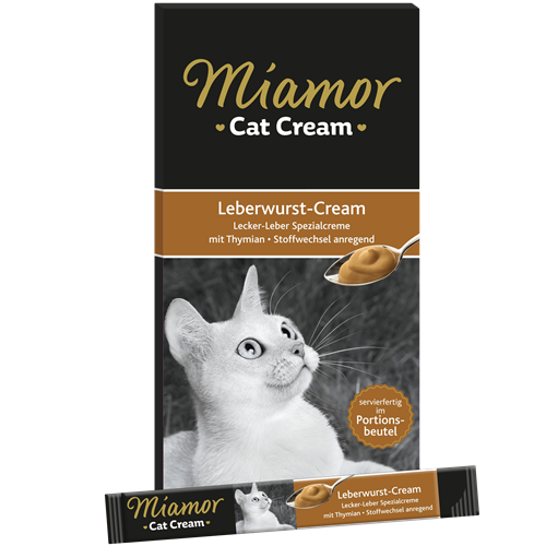 11x Miamor Cat Cream - Malt-Cream - 6 x 15 g 