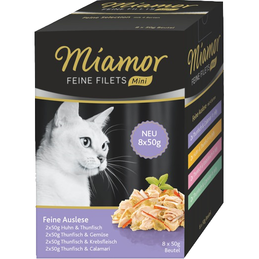 Miamor Feine Filets Mini - Multibox - 8 x 50 g - Feine Auslese 