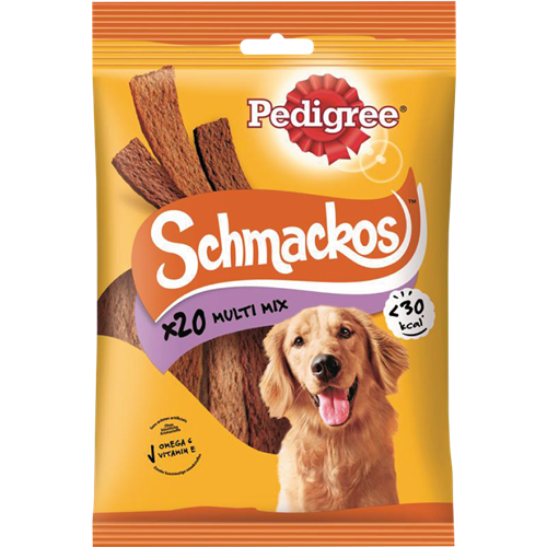 9x Pedigree Snack Schmackos - Multi Mix - 20 Stück 