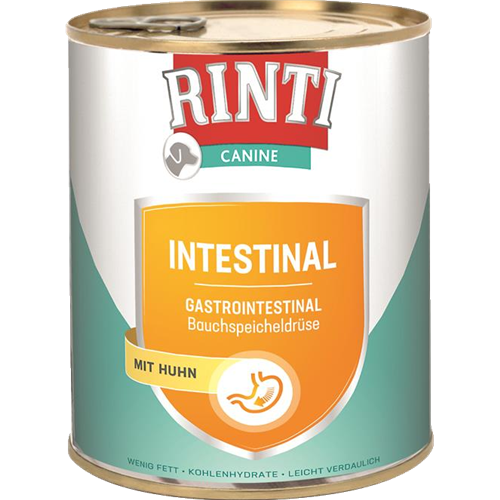 6x Rinti Canine - 800g - Intestinal Huhn 