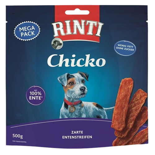 5x Rinti Extra Snack Chicko - 500 g - Ente Megapack 