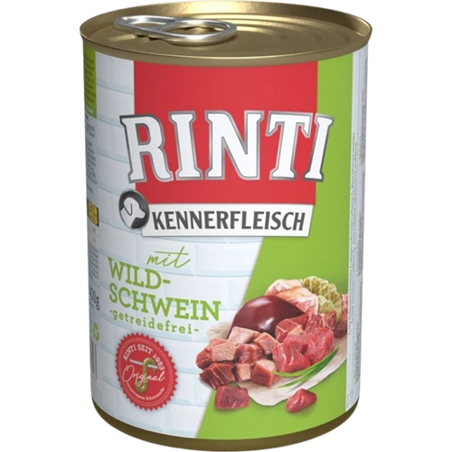 12x Rinti Kennerfleisch - 400 g - Wildschwein 