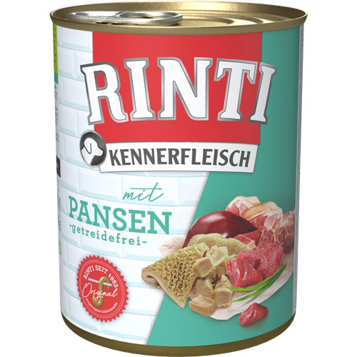 12x Rinti Kennerfleisch - 800 g - Pansen 