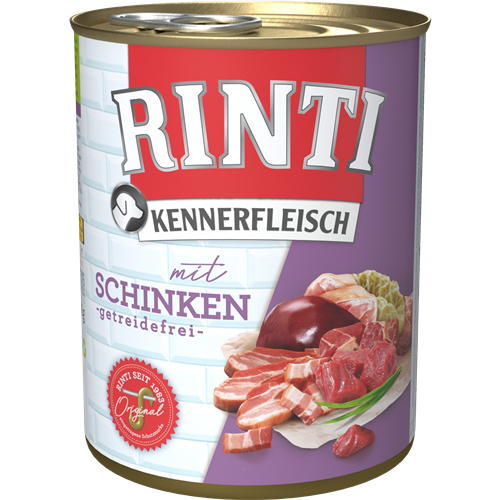 12x Rinti Kennerfleisch - 800 g - Schinken 