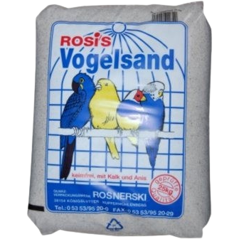 Rosis Papageiensand - weiß extra grob - 25 kg 