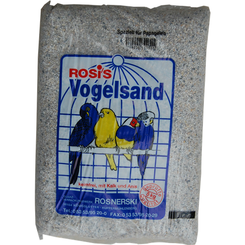 5x Rosis Vogelsand - 5 kg 