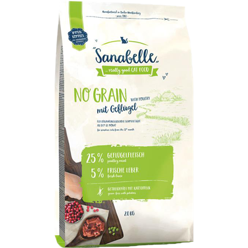 Sanabelle No Grain - Geflügel - 2 kg 