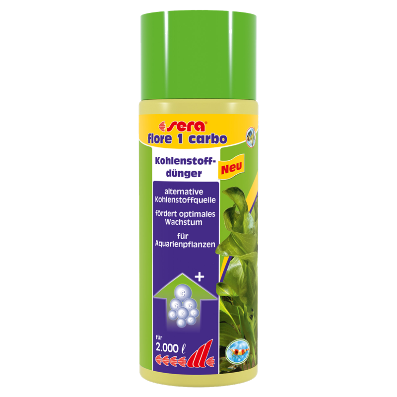 Sera Flore 1 Carbo - Kohlenstoffdünger - 500 ml 