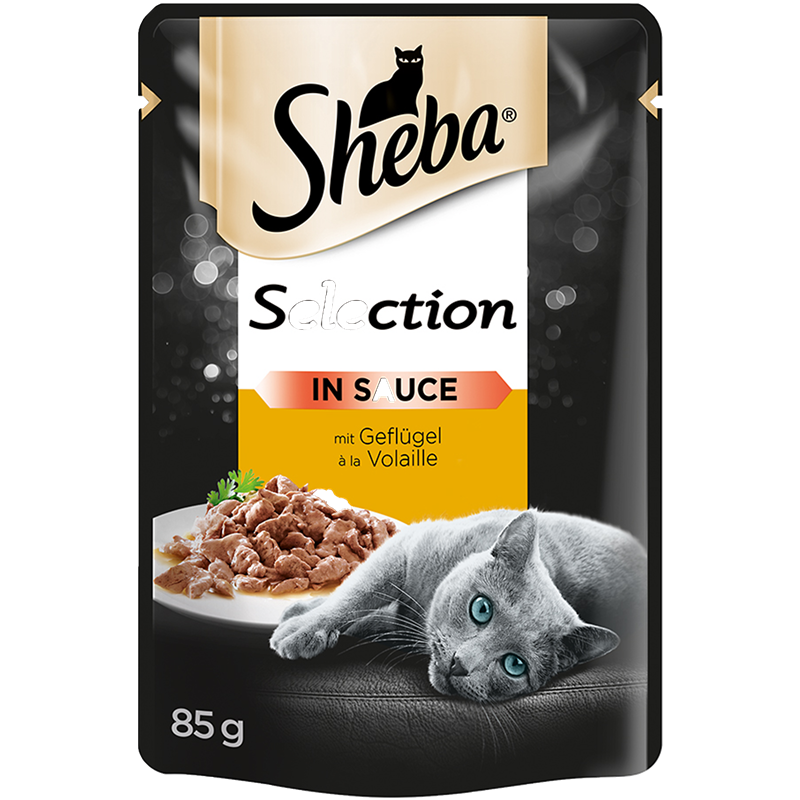24x Sheba Selection in Sauce - 85 g - Geflügel 