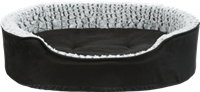 TRIXIE Vital Bett Lino - oval schwarz/grau