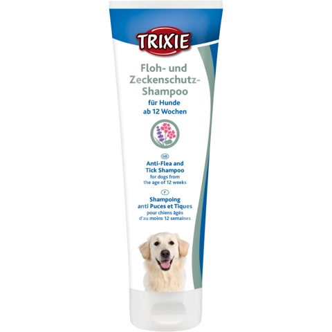 4x TRIXIE Floh- & Zeckenschutz-Shampoo - 250 ml 