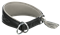 TRIXIE Active Comfort Windhundehalsband mit Zugstopp - schwarz / grau - S (27 – 35 cm) 