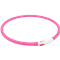 TRIXIE Flash Leuchtring USB - 70 cm - pink 