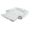 TRIXIE Polster-Schondecke Harvey - weiß/schwarz - 90 × 90 cm 