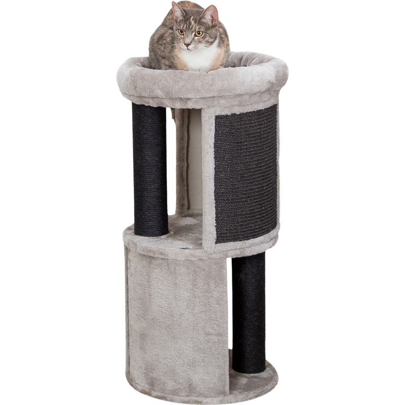 TRIXIE Cat Tower Giorgia grau - ø 38 × 82 cm 