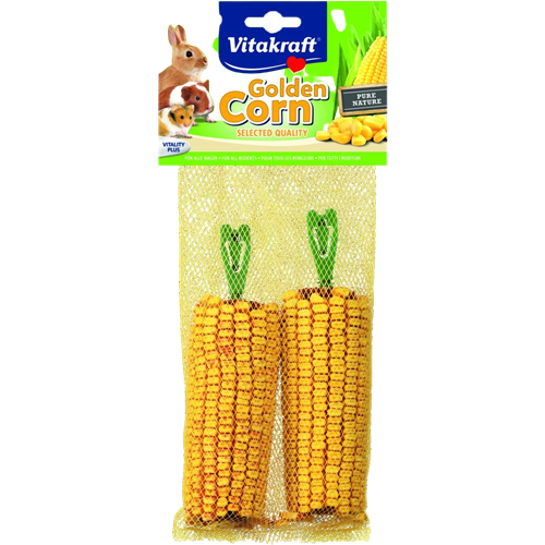 8x Vitakraft Nager Snack Golden Corn Maiskolben 2er-Pack 