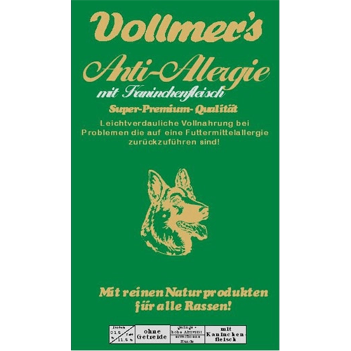 Vollmer's Anti Allergie mit Kaninchen - Mini - 5 kg 