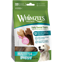 WHIMZEES Dog Snack Value Bag Puppy - 14 Stück - M/L 