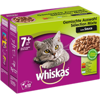 Whiskas 7+ Multipack in Sauce - 12 x 100 g